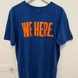 WE HERE. The official team release for the Knicks 2020-2021 playoff run.